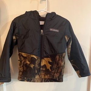 3t boys Columbia steens overlay hooded jacket